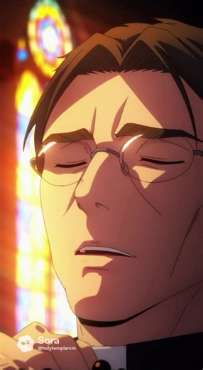 Anime Catholic Priest Praying #anime #catholic #priests #christian #praying