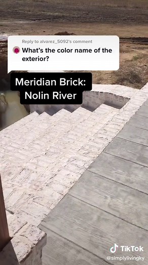 Building a White Face Brick House with Meridian Brick: Nolin River
