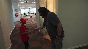 Zion Perera stepped into his mom’s shoes as Boss for a Day at Aramex, and we’ve got to say – you’re hired, Zion! He tackled his mom’s tasks with enthusiasm, energy, and a whole lot of style. Who knows, we might just be reporting to him one day 😉 | Aramex