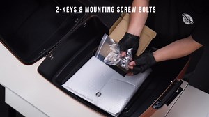 Indian Tour Pack Motorcycle King Tour Pack Pak Trunk Luggage Fit for Indian Chief/Chieftain/Dark Horse/Roadmaster/Challenger (Black Azure Crystal)