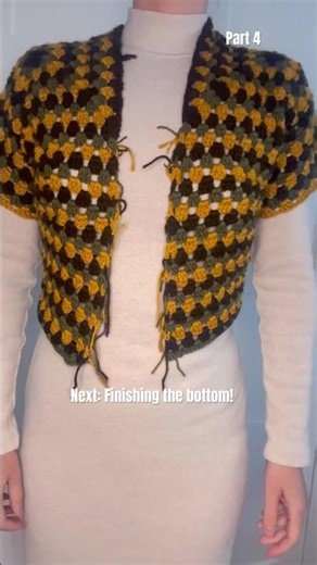 Making My Fall Crochet Cardigan Jacket 💕 | Part 4: Growing the Length & Moving Toward the Finish