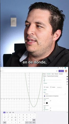 📈 Cómo animar una parábola en GeoGebra paso a paso