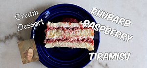 Rhubarb Raspberry Tiramisu — Hive