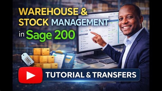 Complete Sage 200 Stock Tutorial | Items, Warehouses, Inter-Branch Transfers Reports | Dennis Mulwa