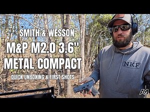 Compact Metal Frame 3.6” S&W M2.0 - Quick Unboxing/First 100 Rounds
