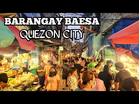 Walk Around Barangay Baesa, Quezon City, Philippines