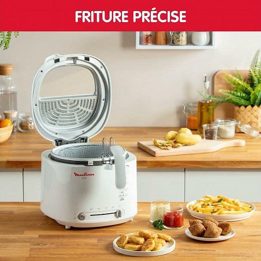 MOULINEX | Friteuse Uno : une friteuse compacte avec une capacité de taille familiale !