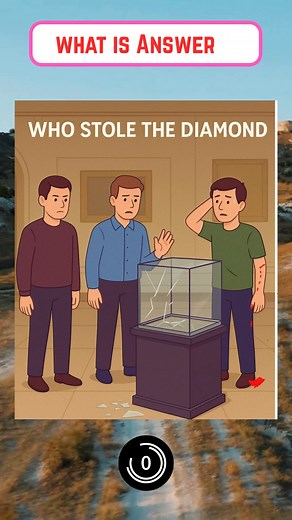 One of them is stole diamond 💎? #brainteaser #puzzle #quiz #fun | Fact Think