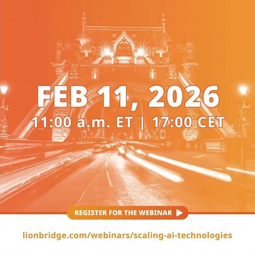 Webinar : Simplifying and Scaling AI Translation Technologies