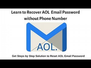 Learn How to Recover|Reset|Change AOL Email Password