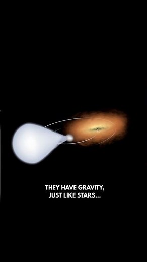 How Do Stars Orbit Black Holes? (They Don’t Just Suck Everything) #blackhole #astronomy #shorts