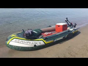 2020 - Customized intex seahawk 4 with electric motor