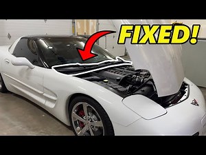 Restoring the C5 Corvette's Wiper Cowl to Look BRAND NEW - Weather Stripping Issue FIXED!