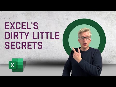 Excel's dirty little secrets - 5 things it does you don't expect!