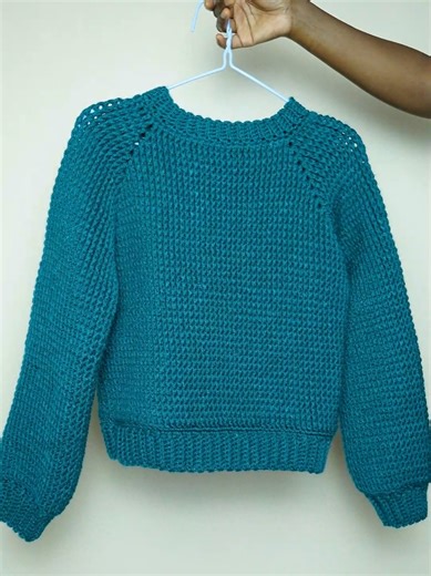 Easy Crochet Sweater Tutorial for Beginners