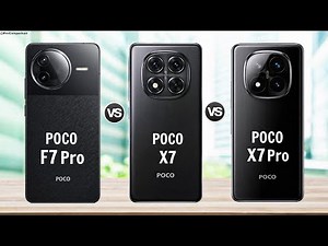 Xiaomi Poco F7 Pro vs Poco X7 5g vs Poco X7 Pro || Full Comparison