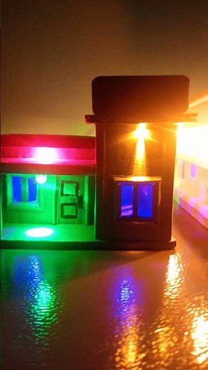How to make a Miniature Carton house with Lights | Step-by-Step DIY Tutorial #diy #diycrafts
