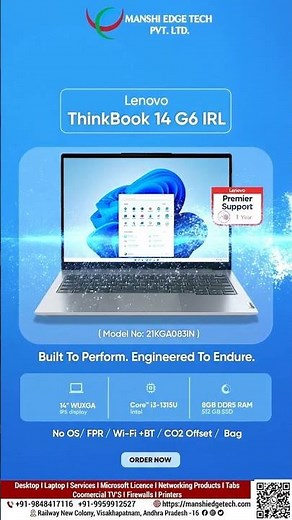 Lenovo ThinkBook 14 G6 IRL Review | Intel Core i3 13th Gen Laptop | Best Laptops