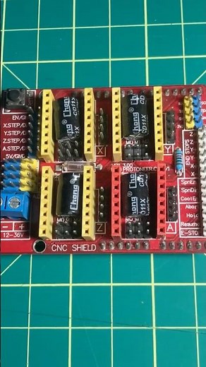 🎛️ Arduino Uno CNC Shield #diyprojects