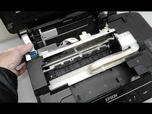 Sua Epson L375 está com erro geral luzes piscando , veja como desmontar a impressora