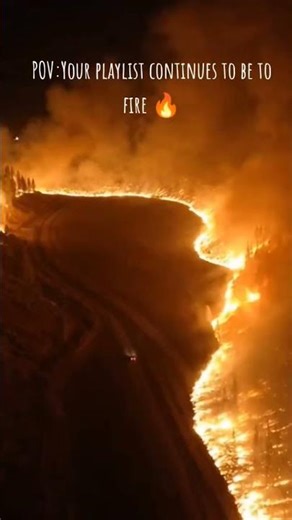 OUTRUNNING A MASSIVE WILDFIRE AT NIGHT! 🚒🔥 (POV Escape)