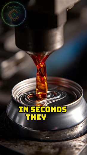 How Aluminum Cans Are Made Step by Step #shorts