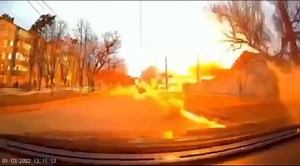 Big Explosion Recorded On Dashcam