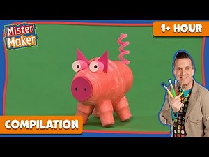 Mister Maker Around The World 🎨 Recycled and Eco Crafts | FULL EPISODES - Arts & Crafts