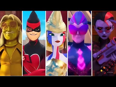 Miraculous Ladybug Season 5 All Akumatized Villains