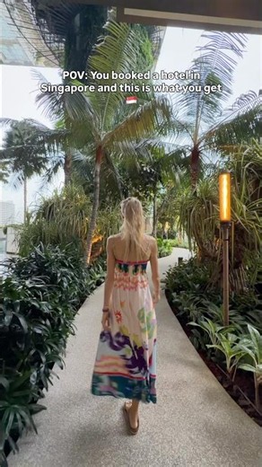Pov: you stay at this hotel oasis in Singapore👀🤗🌴