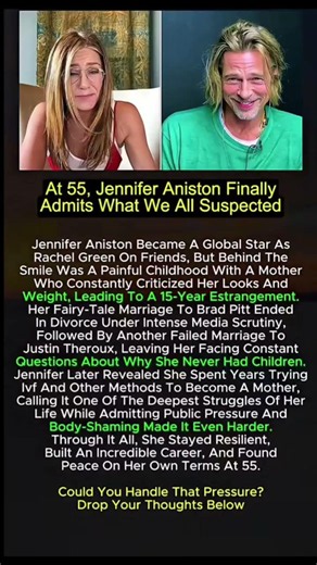 Jennifer Aniston Finally Opens Up About Her Hardest Battle