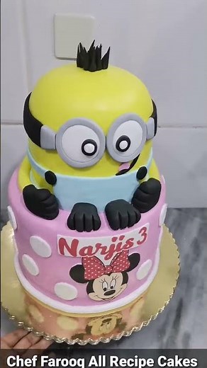 Mickey Mouse Cake Fondant Amazing Tutorial /chef Farooq All Recipe Cakes