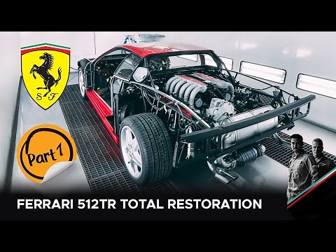 Ferrari 512 TR Restoration: Watch This Iconic Supercar Get Completely Rebuilt! Chapter 1