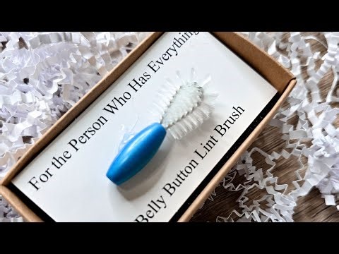 I Didn’t Know What to Buy… So I Bought This 😂 | Belly Button Lint Brush Gag Gift