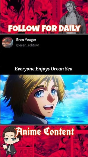 While They Saw Peace… Eren Saw War 🌊🔥 | AOT Season 3”