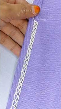 Beautiful & Easy Border Line Embroidery | Hand Needlework for Dress
