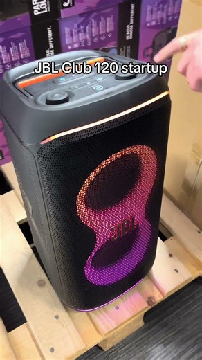 JBL Club 120 partybox startup