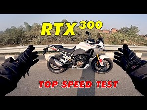 After First Service TVS Apache RTX 300 Top Speed Test | Real Highway Performance