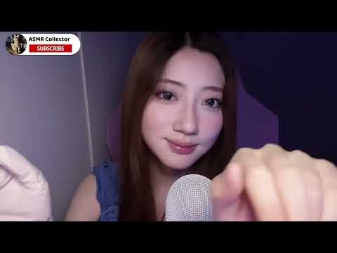 ASMR｜Can't sleep? I'll help you. Light gesture trigger | Whisper | Super close kiss...