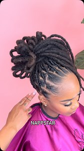 54K views · 4.2K reactions | Cute petal bun 殺✨ Book Appointment www.NappStar.com #locs #locstylist | NappStar NYC | Facebook