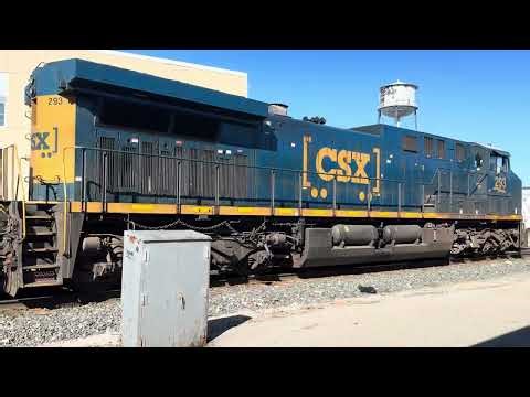 CSX 293 Shows Off Hybrid K5LA Horn on M326-09 | Knocks Signal Down | 03/09/26