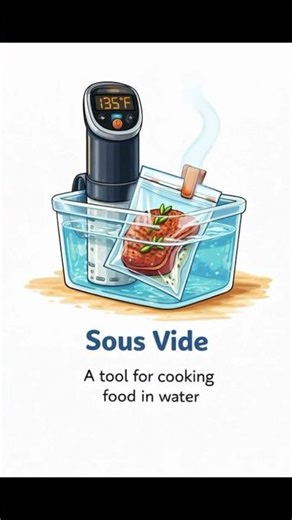 Sous Vide Meaning in English | English Vocabulary & Kitchen Tools Names in English |Zeeshan Academy