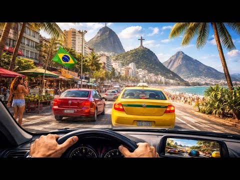 Driving Through Rio de Janeiro Streets 🇧🇷🚗 | Real Brazil POV City Drive You Must See!
