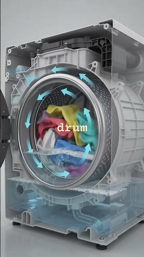 How Does a Washing Machine Work? | Complete Inside Working Explained 🧺⚙️
