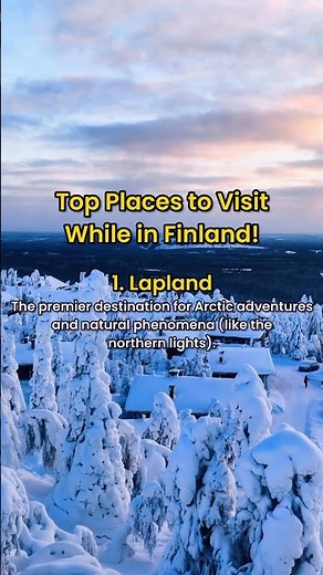 Ultimate Finland Travel Guide: Must-Visit Spots in Helsinki & Lapland