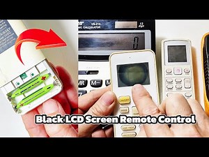 DIY FIX HACK - How to Fix a Black LCD Screen for Remote Controls and Computers!