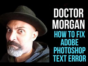 How to: Fix Adobe Photoshop Text Engine Error | Adobe Photoshop