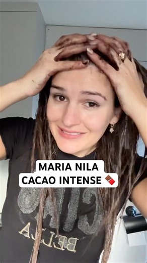 trying cacao intense on bleached (blonde) hair!! 🍫 (maria nila review)