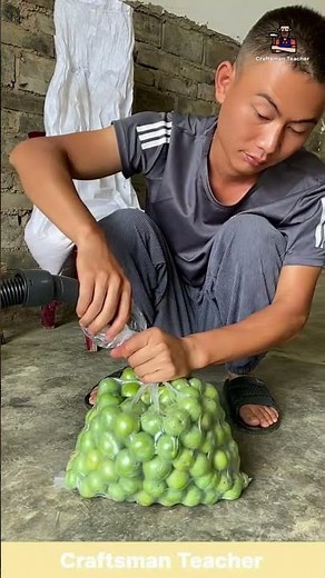 Turning a Regular Plastic Bag into a Vacuum Pack Using a Vacuum Cleaner #shorts