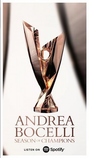 SEASON OF CHAMPIONS playlist, listen now on Spotify: andreabocelli.lnk.to/seasonofchampions